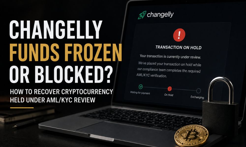 Changelly Funds Frozen or blocked Cover