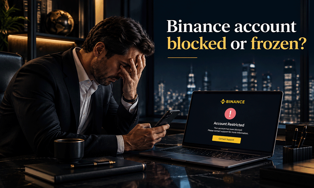 Binance Account Blocked or Frozen